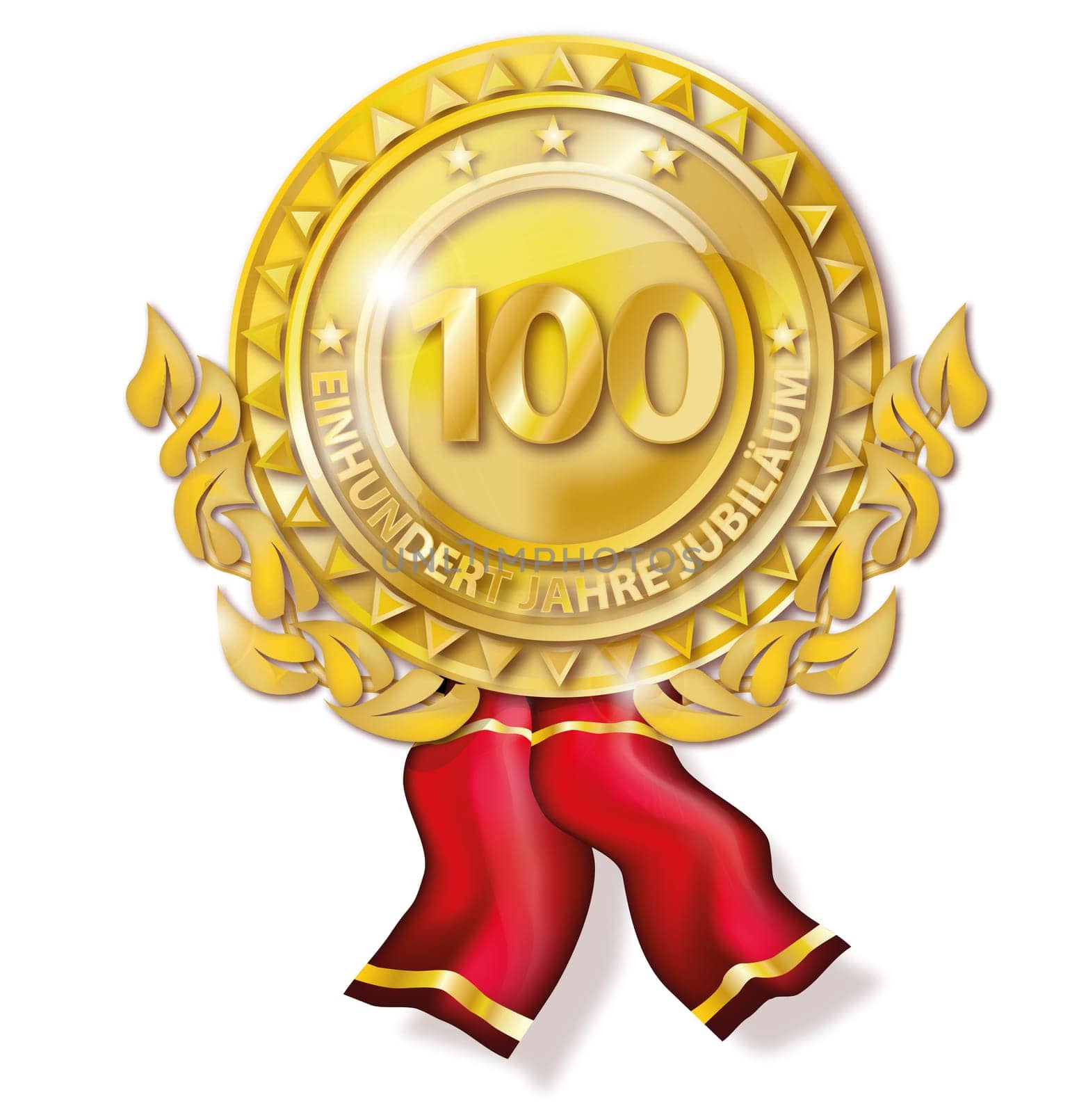 Medal one hundred years anniversary