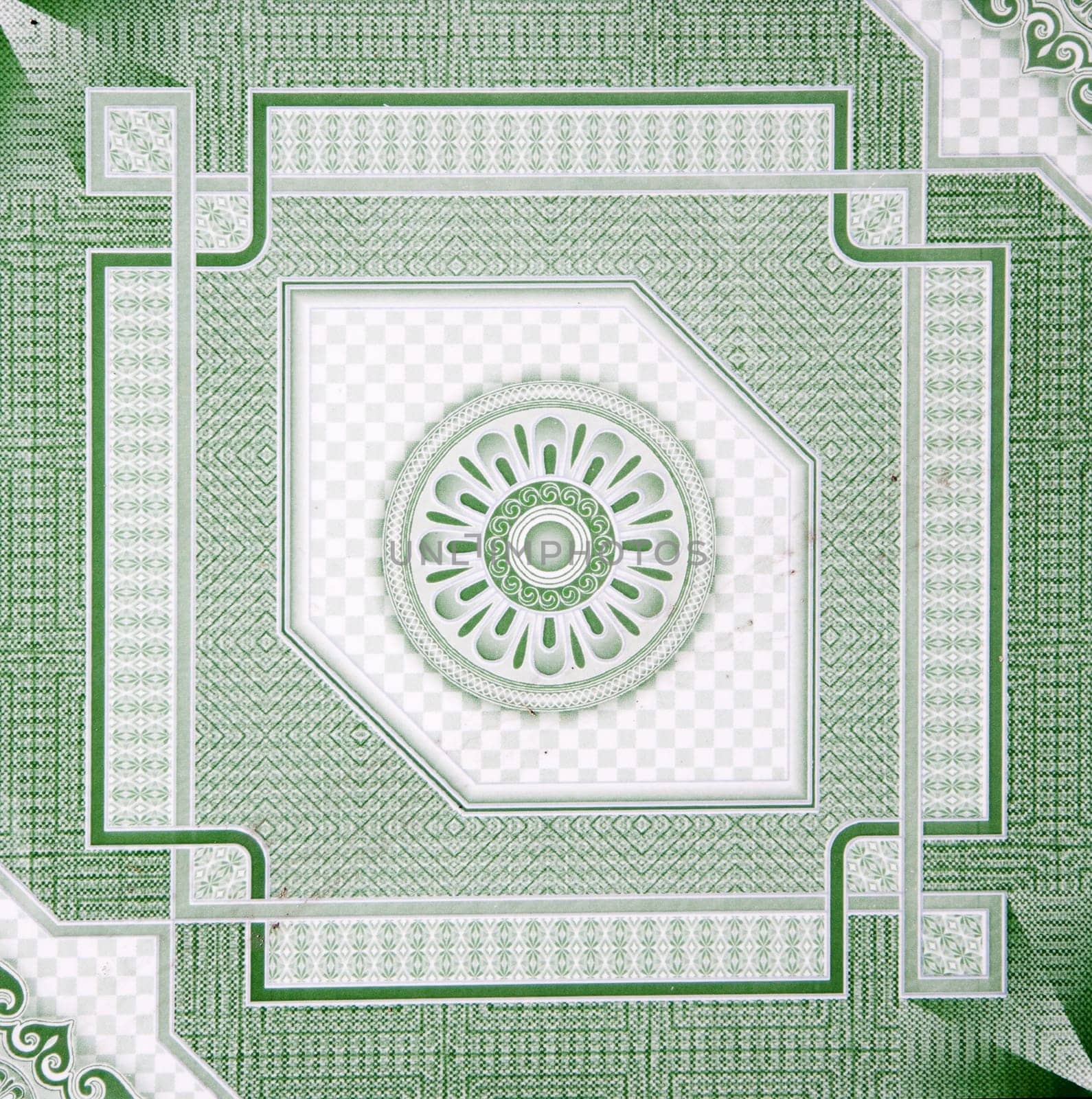 Design of an Asian floor tile