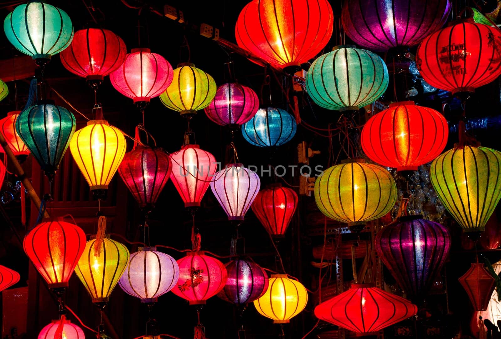 Silk lanterns in Hoi An, Vietnam
