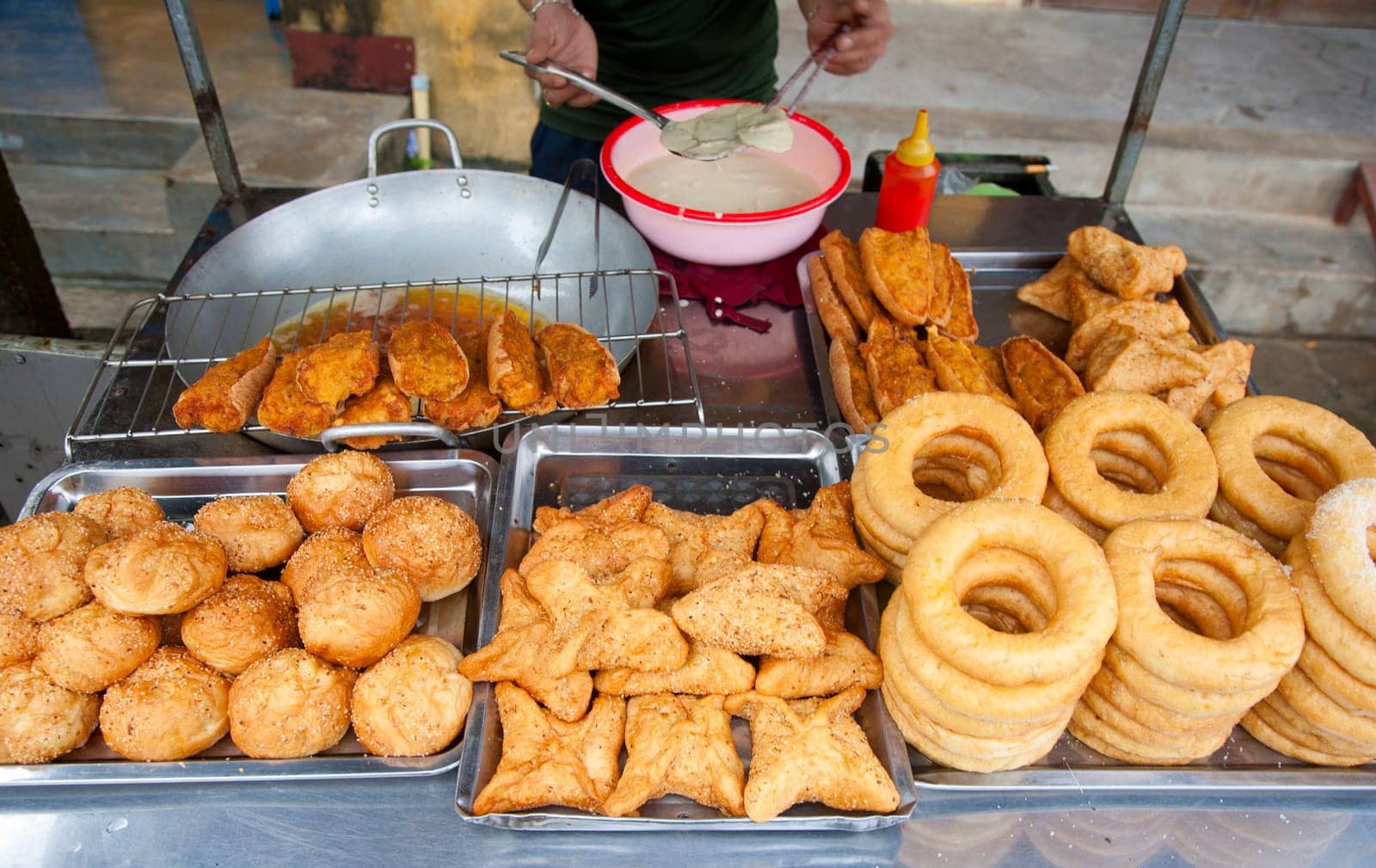 Snacks in a food stall in Hoi An, Vietnam