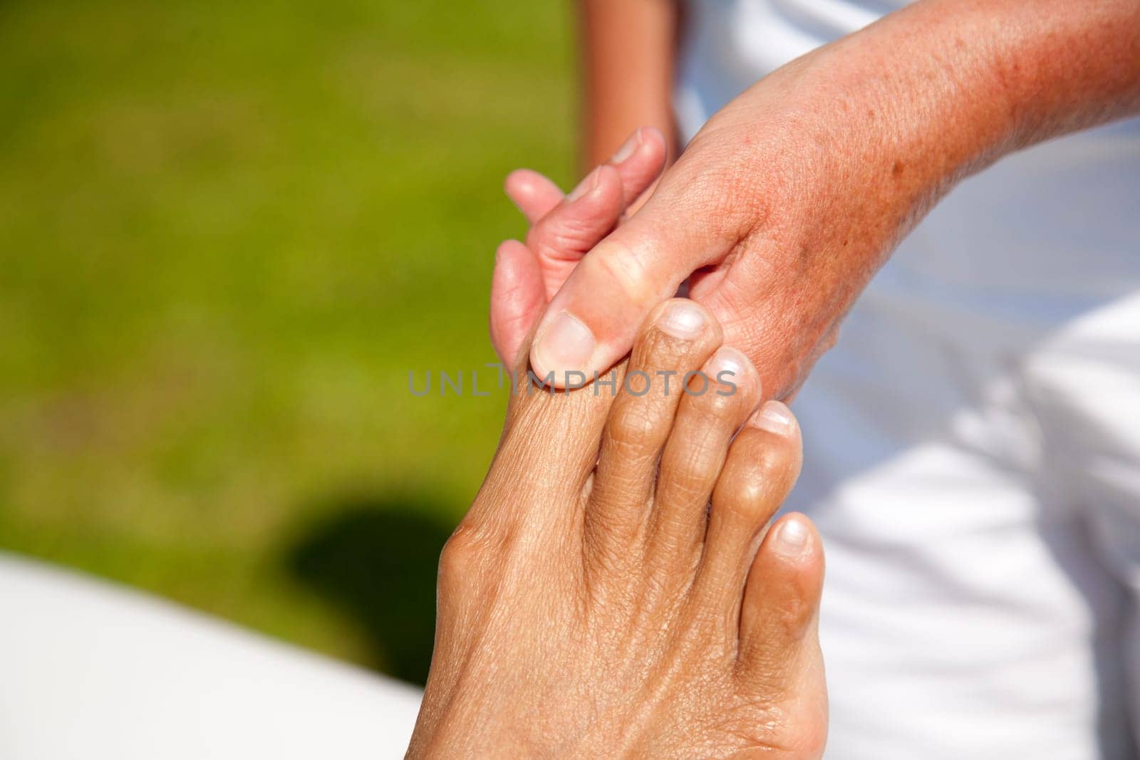 Polarity massage  a technique of gently rocking, holding and massaging to stimulate relaxation, restore energy flow and encourage revitalization