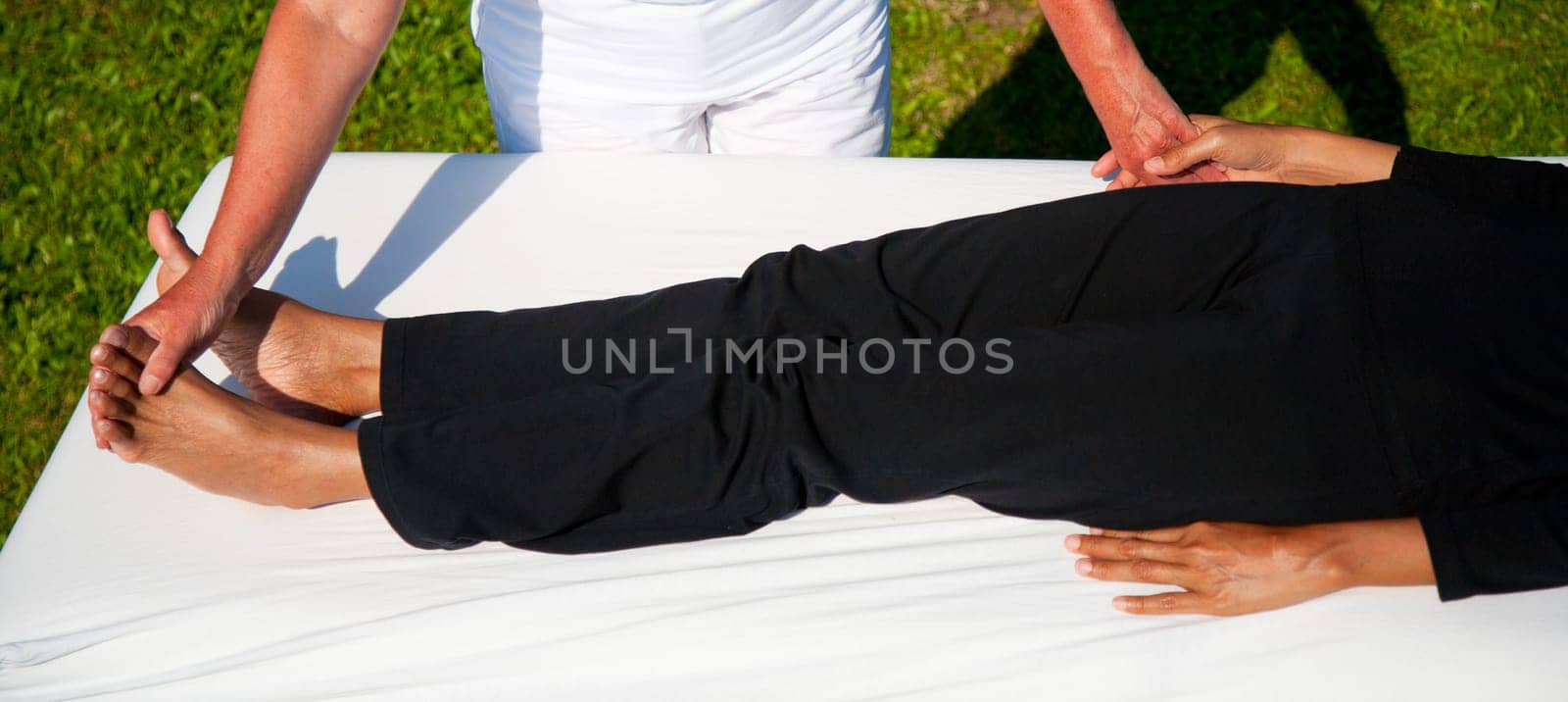 Polarity massage  a technique of gently rocking, holding and massaging to stimulate relaxation, restore energy flow and encourage revitalization