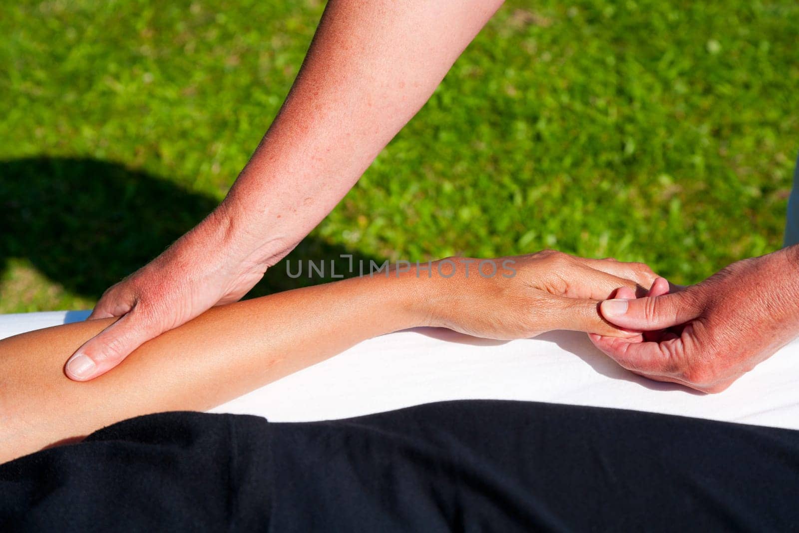 Polarity massage  a technique of gently rocking, holding and massaging to stimulate relaxation, restore energy flow and encourage revitalization
