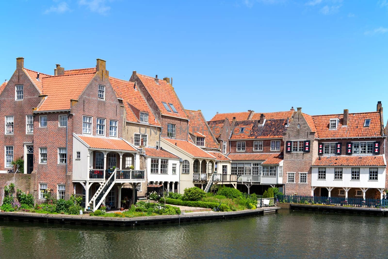 Old town of Enkhuizen in the Netherlands