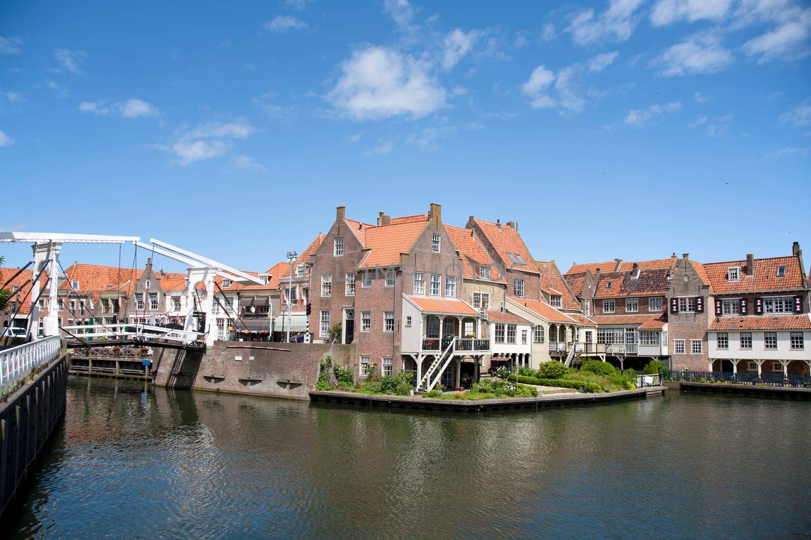Old town of Enkhuizen in the Netherlands