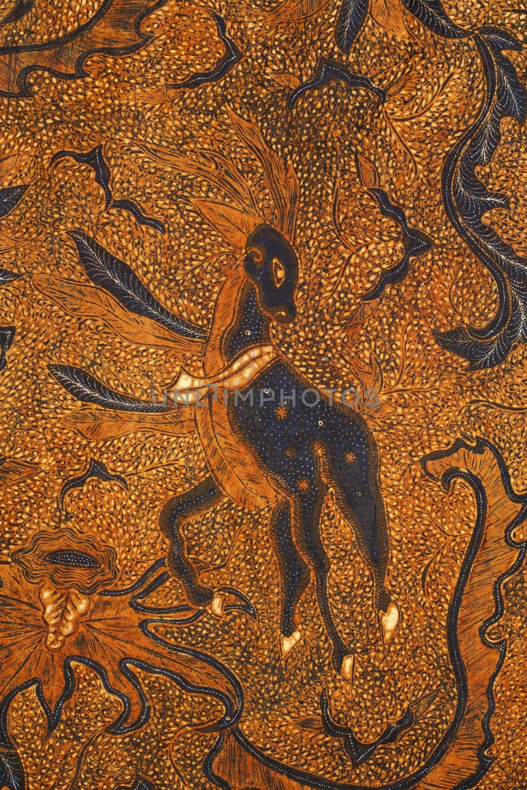 Detail of a batik design from Indonesia