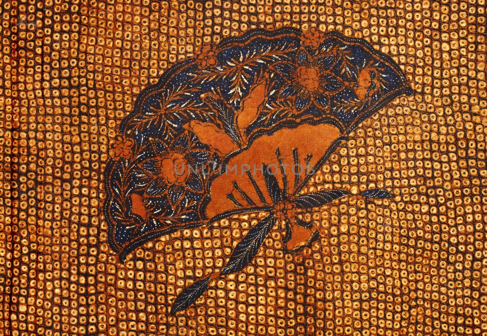 Detail of a batik design from Indonesia