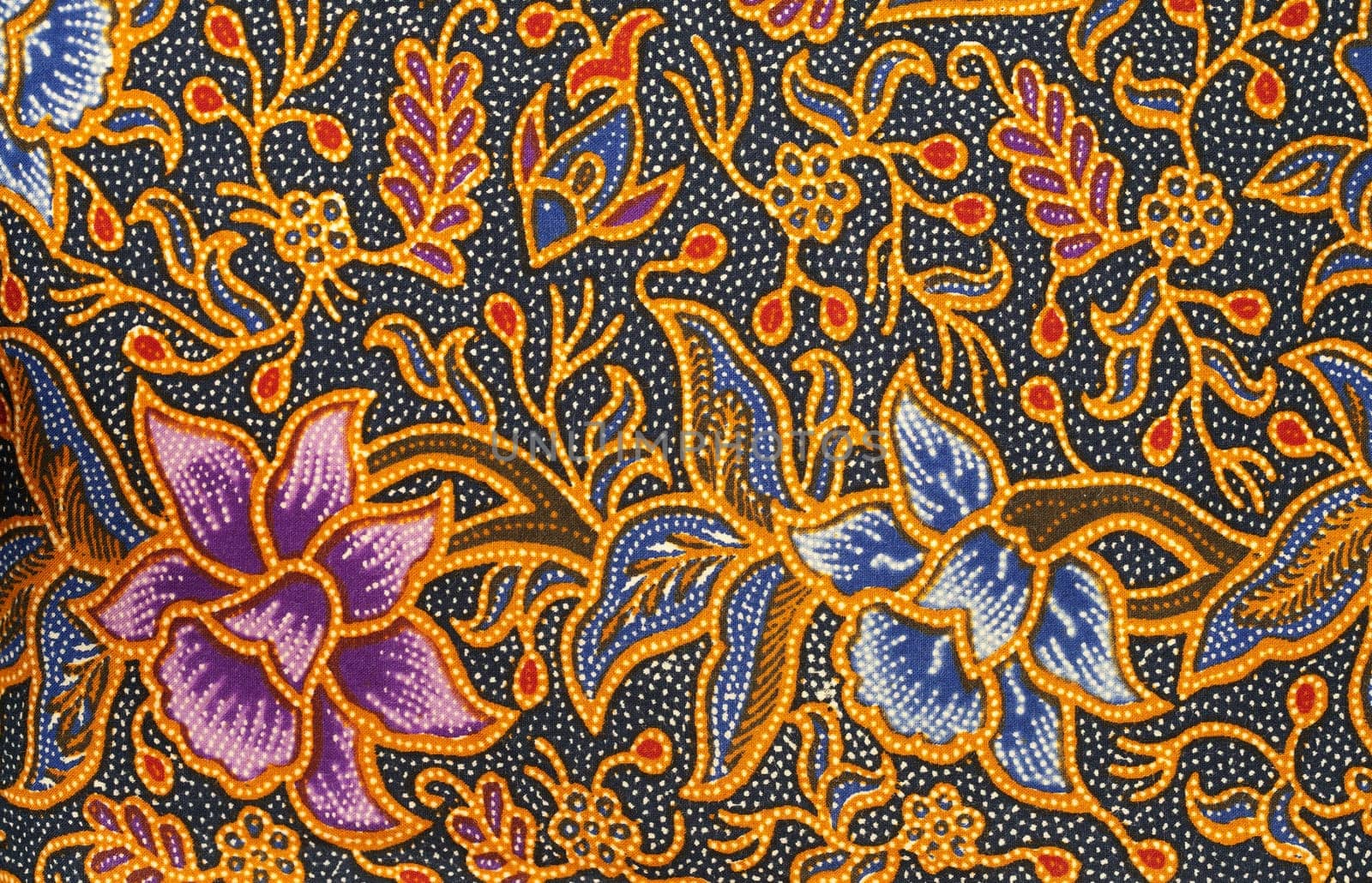 Detail of a batik design from Indonesia