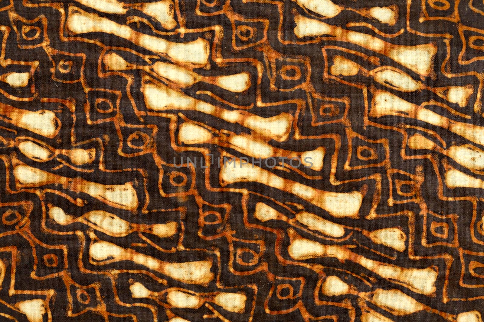 Detail of a batik design from Indonesia