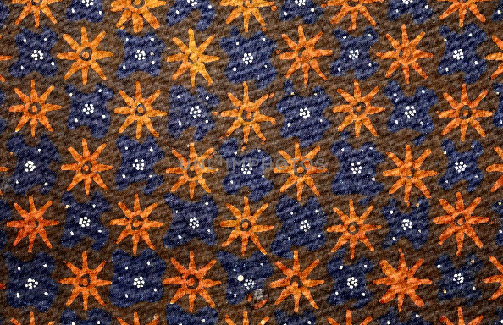 Detail of a batik design from Indonesia