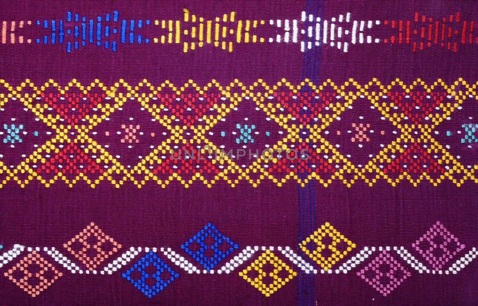Detail of an Indonesian ulos design