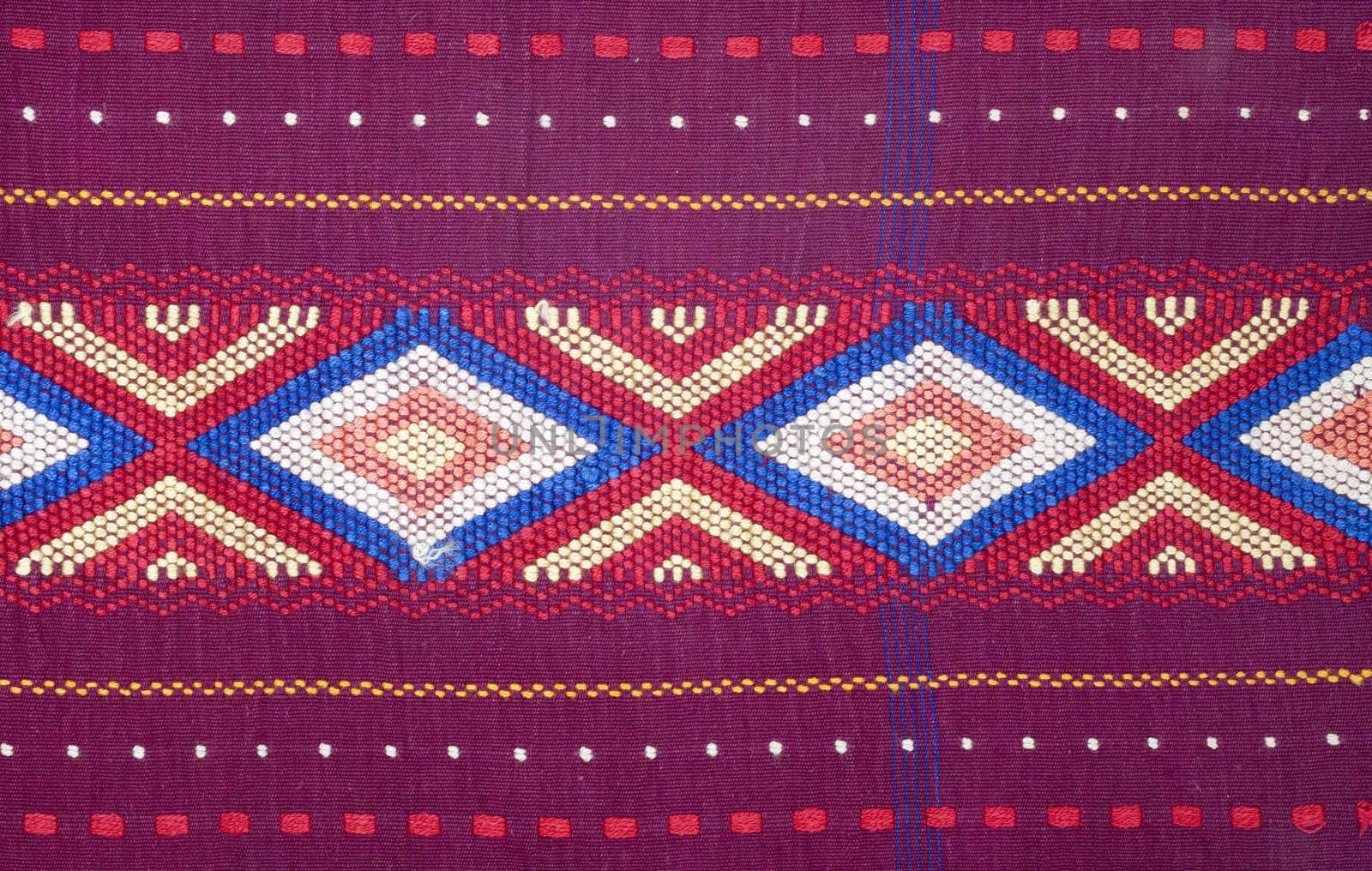 Detail of an Indonesian ulos design