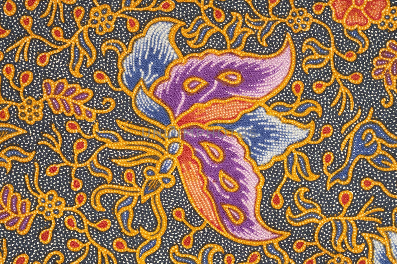 Detail of a batik design from Indonesia