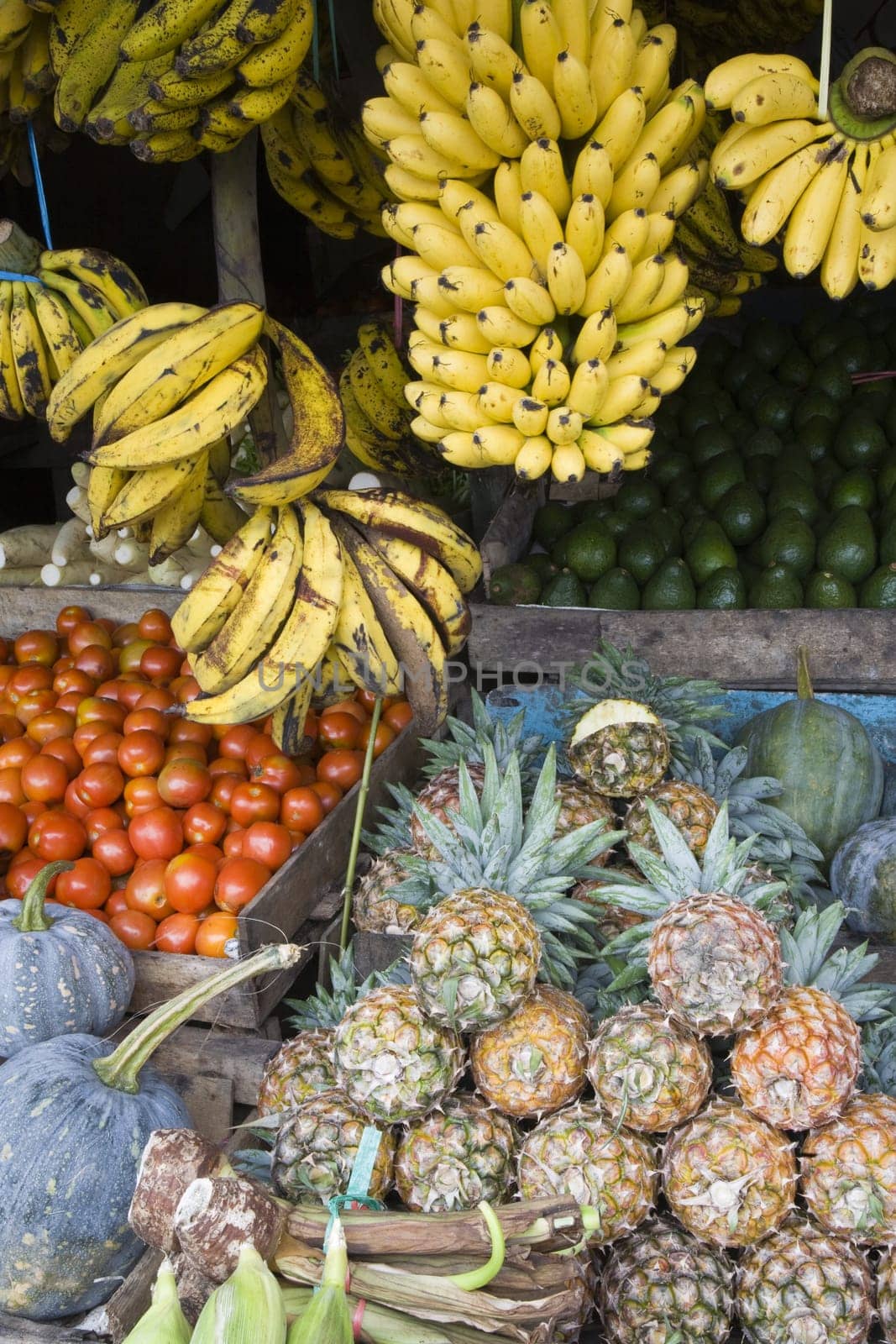 Fruit stall in Puncak, Indonesia