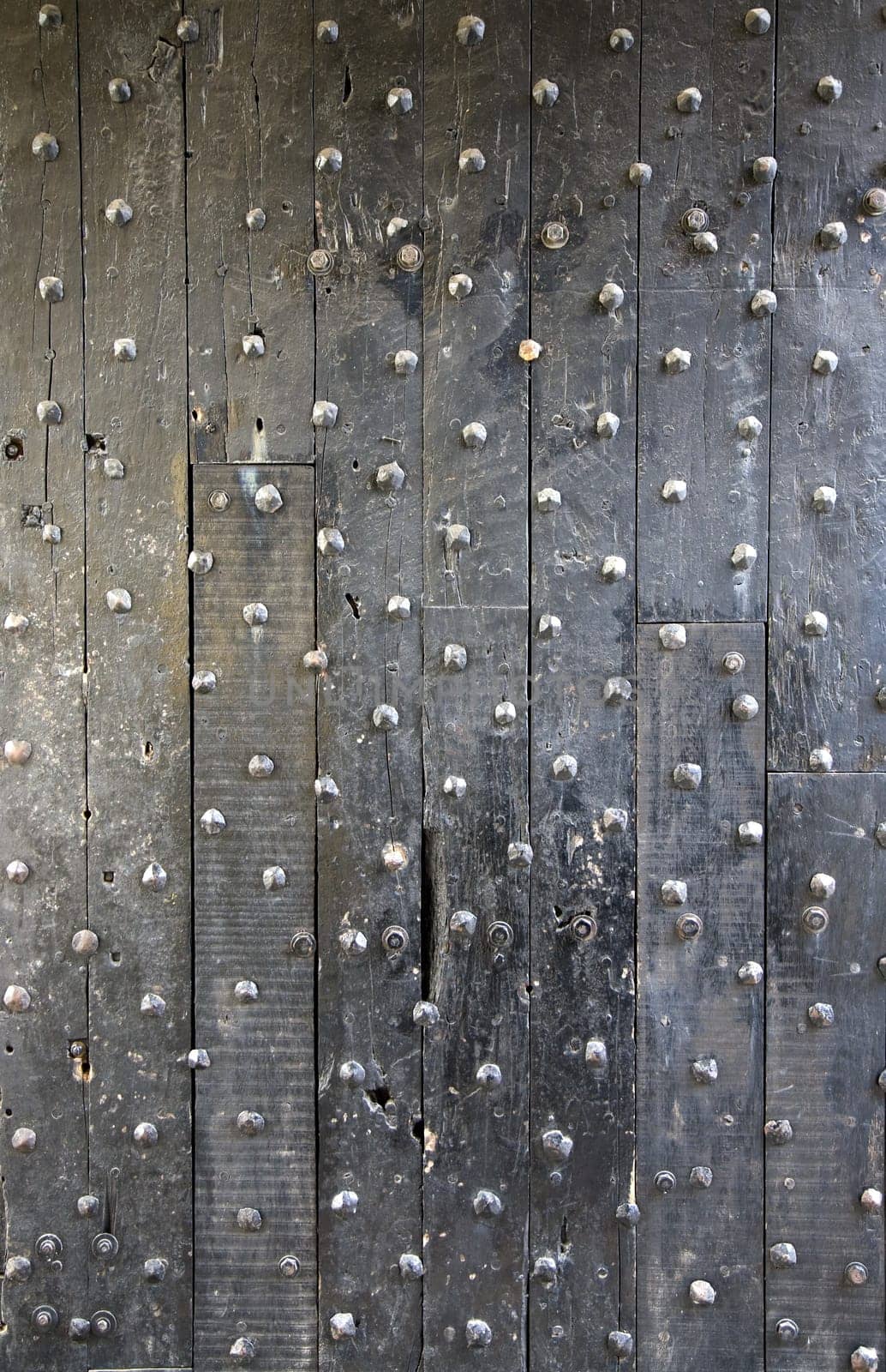 Antique door of VOC fort (benteng) Rotterdam in Makassar