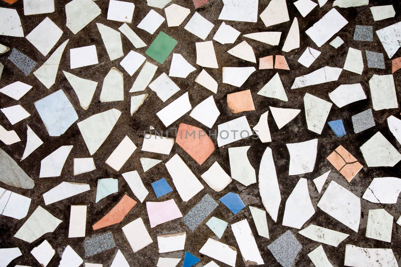 Close up image of a stone floor