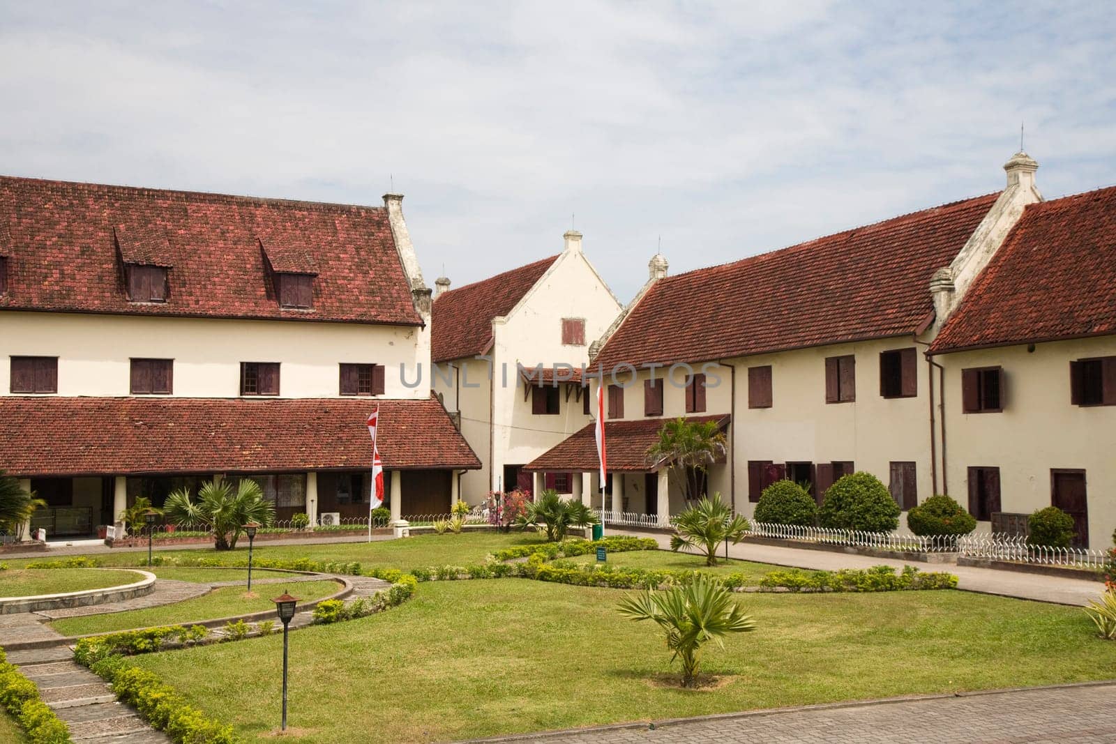 Fort (benteng) Rotterdam in Makassar, Sulawesi, Indonesia