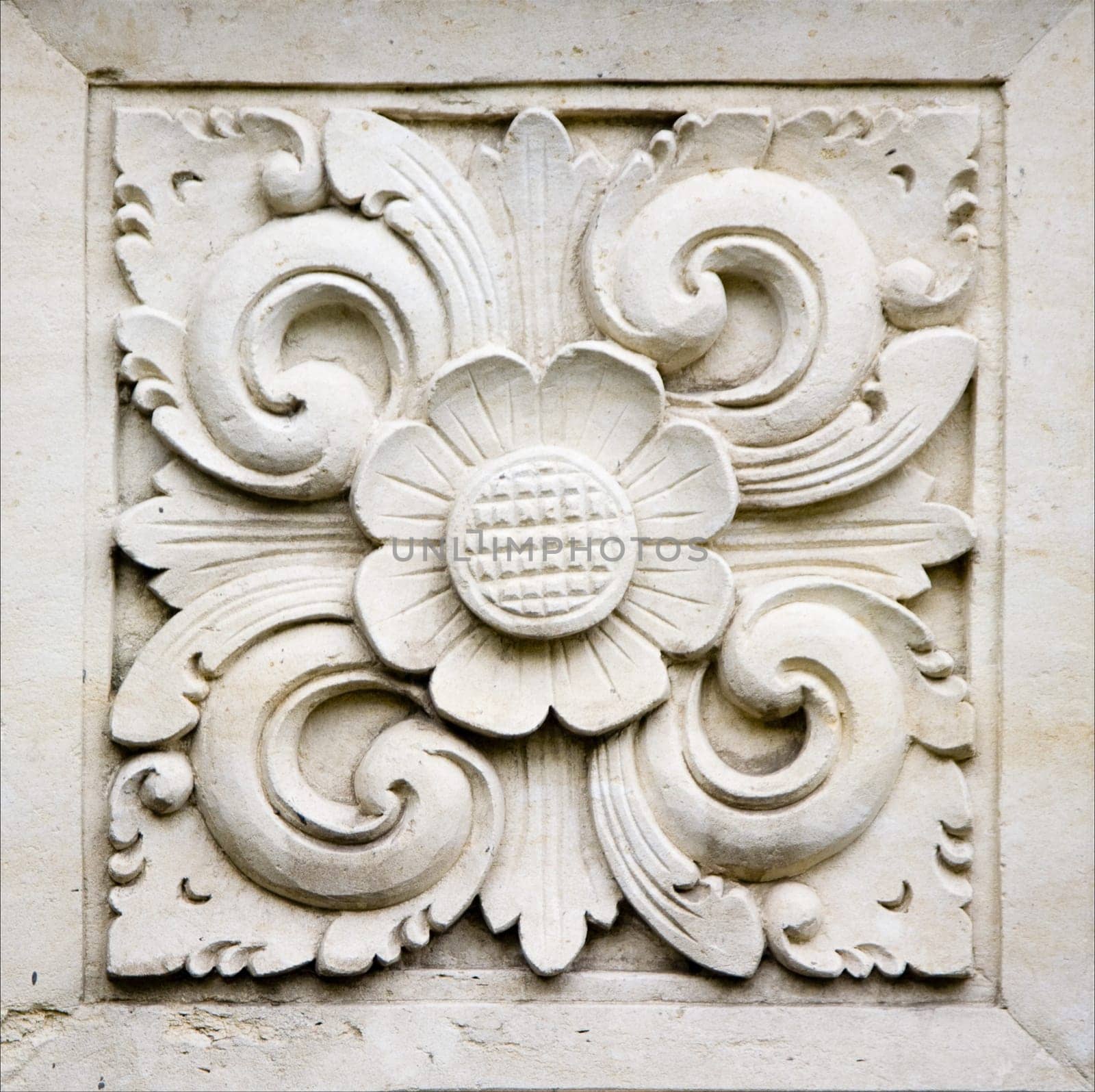 Traditional stone carving in sandstone, Bali, Indonesia