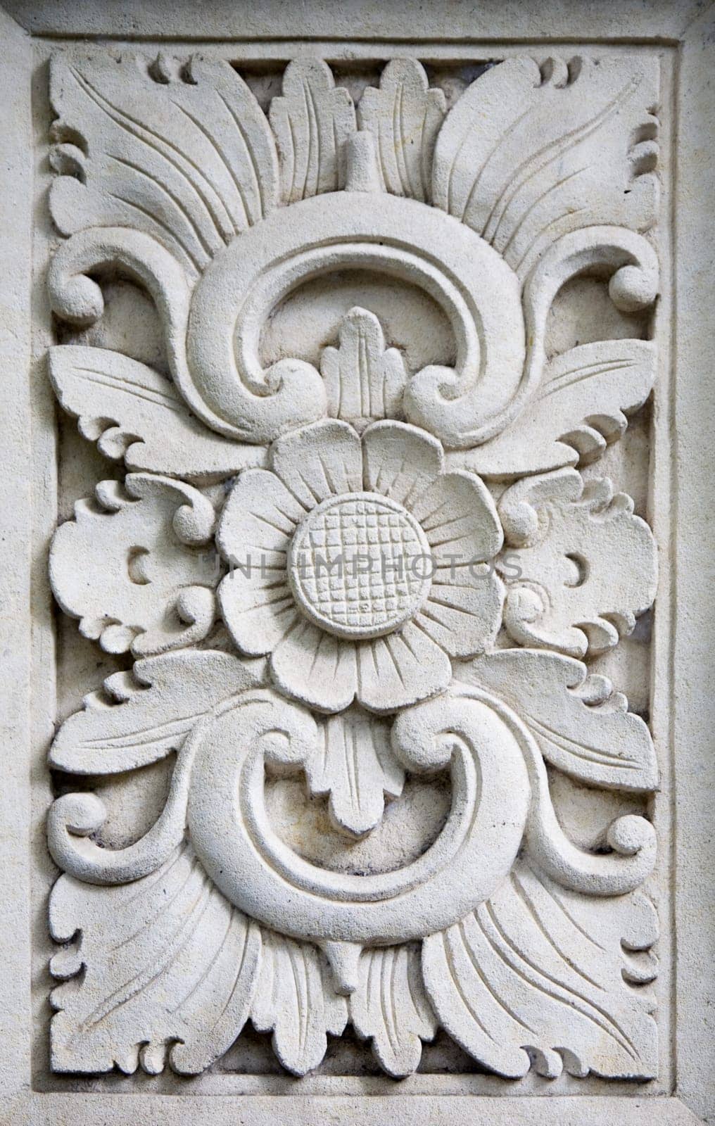 Traditional stone carving in sandstone, Bali, Indonesia