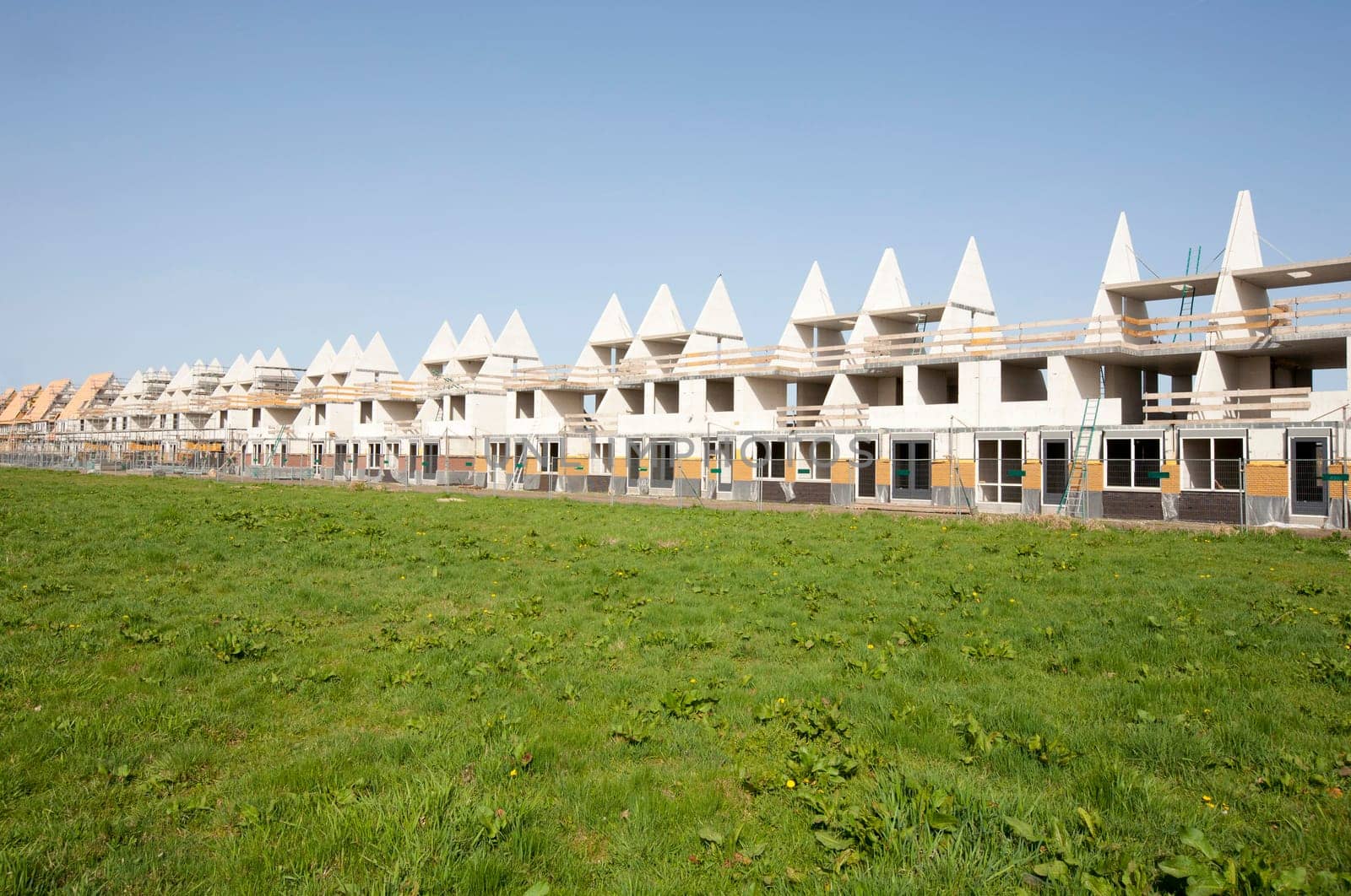 Construction site in Vathorst, Amersfoort, the Netherlands