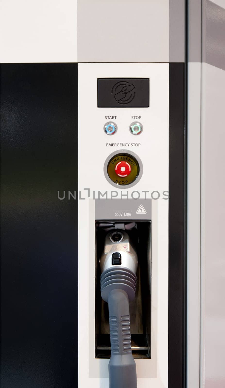 Battery charger for an electric car