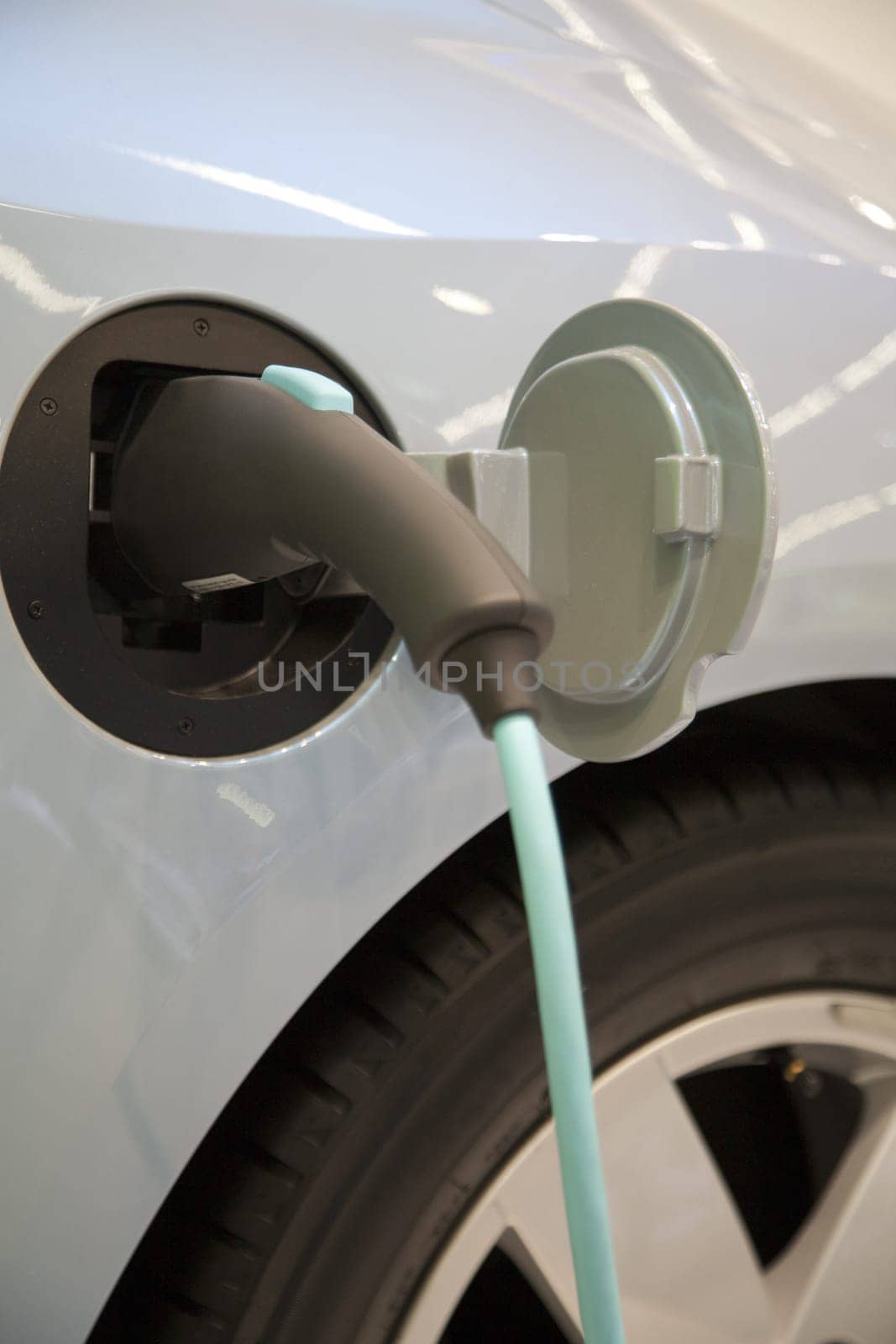 Plug in of an electric car