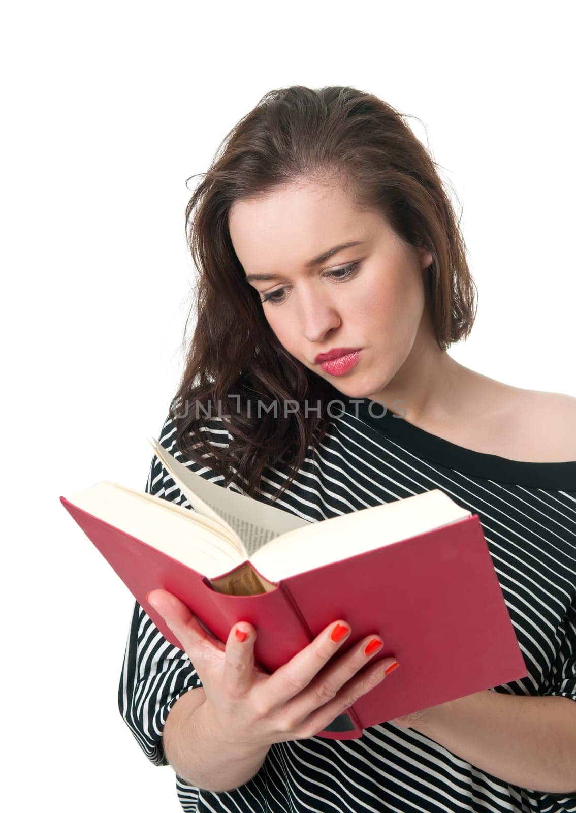 Woman with book