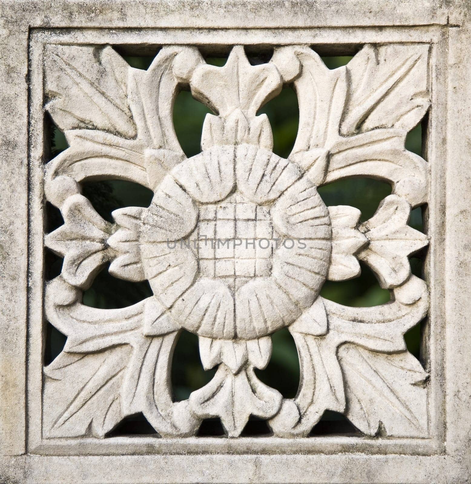 Traditional Balinese stone carving