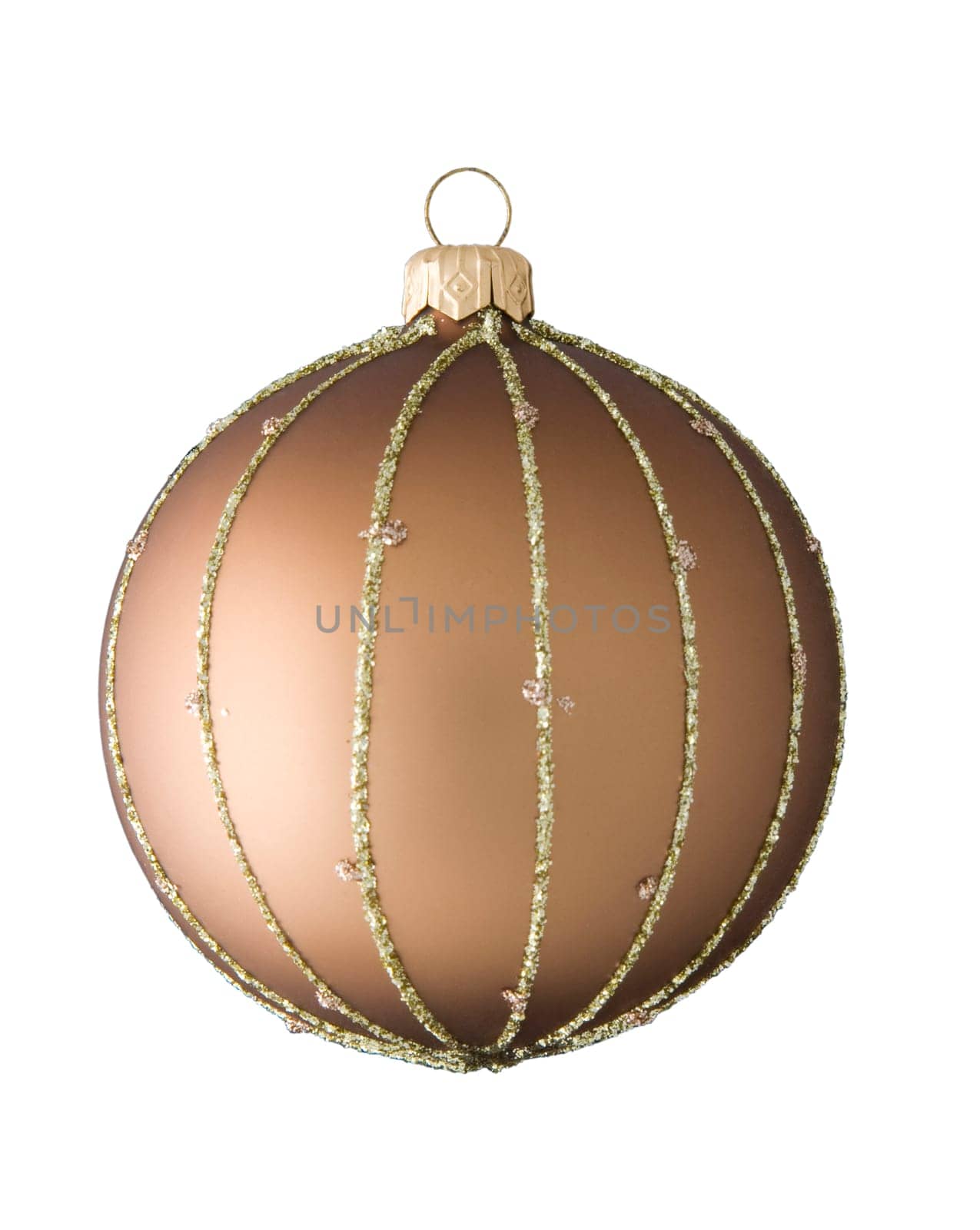 Christmas ball isolated on white