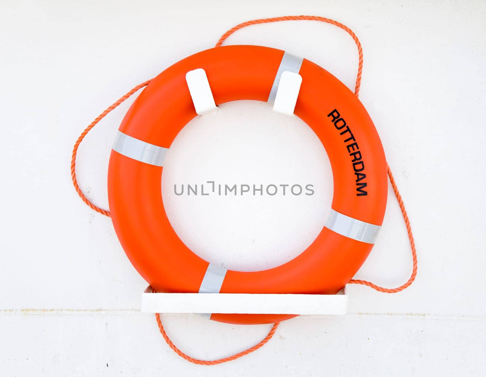Life buoy of the cruise ship Rotterdam