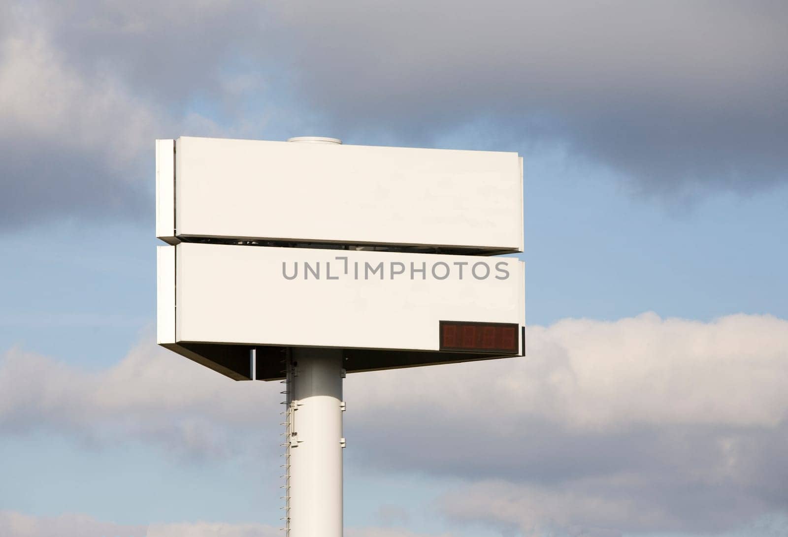 Billboard with space for announcement