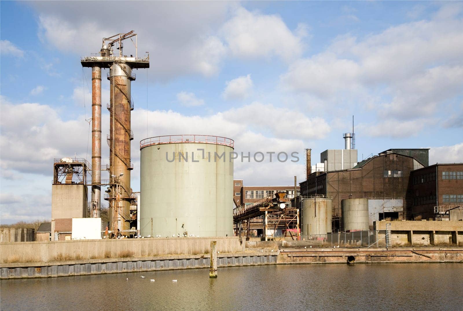 Old sugar factory in Halfweg, The Netherlands