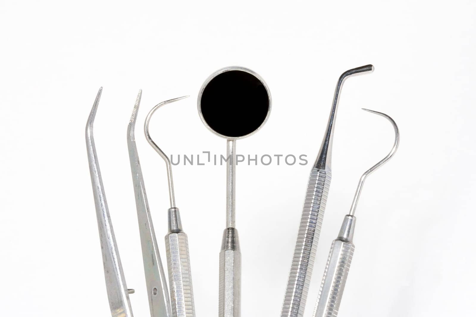 Close up of some instruments of a dentist