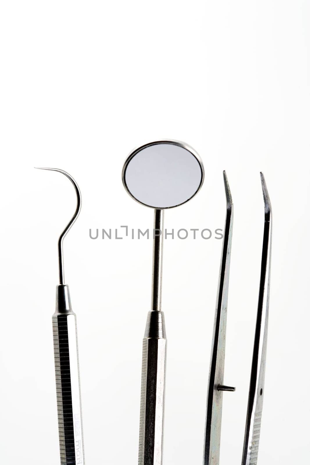 Close up of some instruments of a dentist