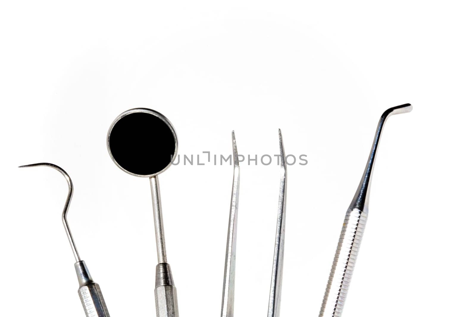 Close up of some instruments of a dentist