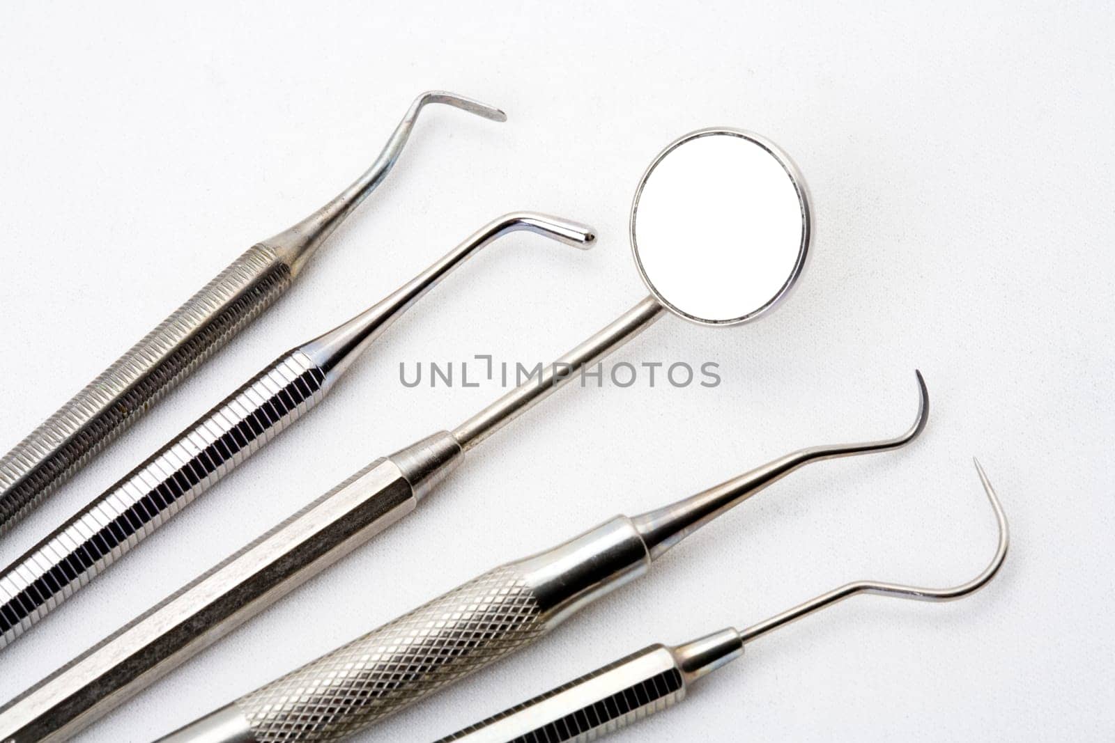 Close up of some instruments of a dentist