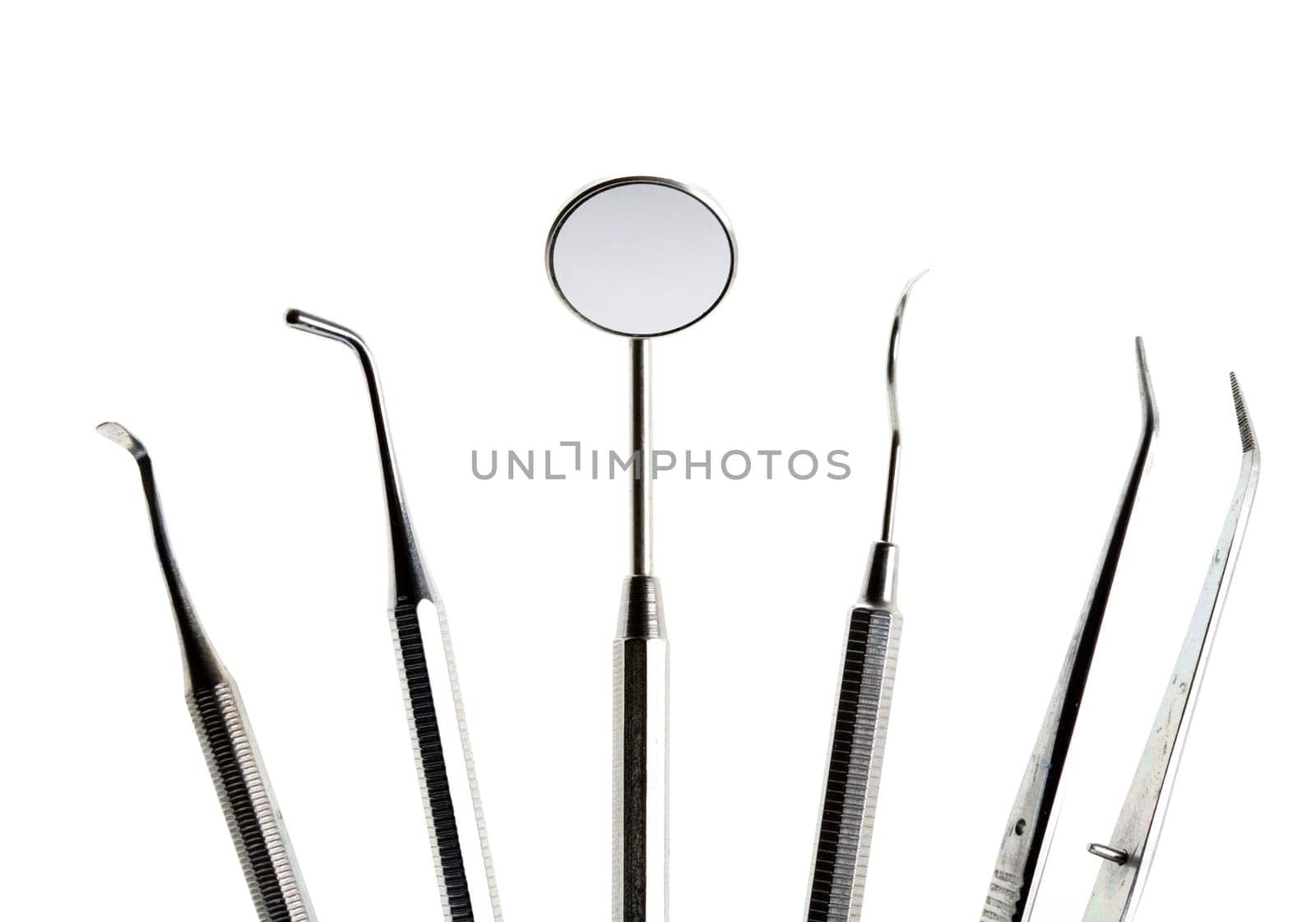 Close up of some instruments of a dentist