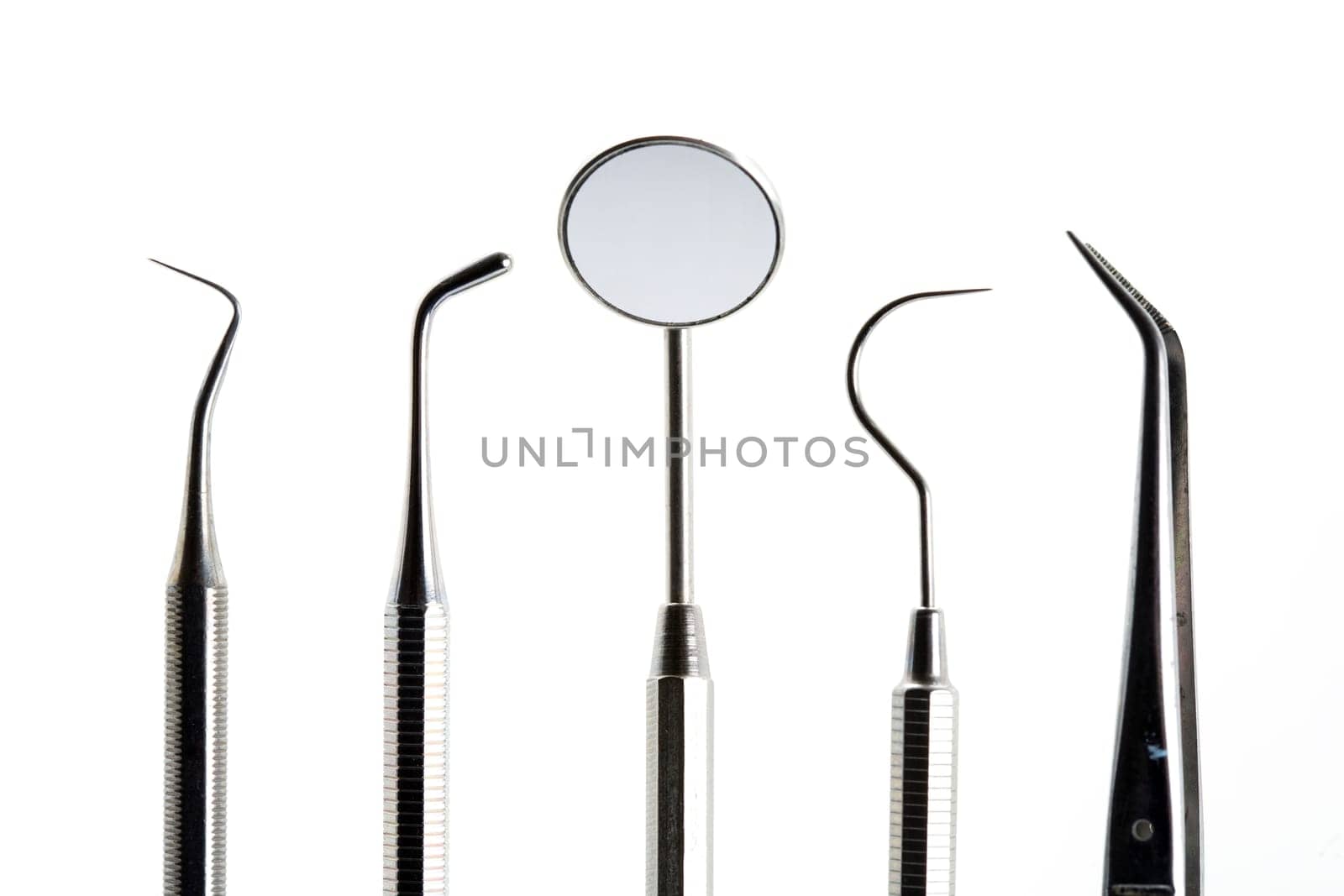 Close up of some instruments of a dentist