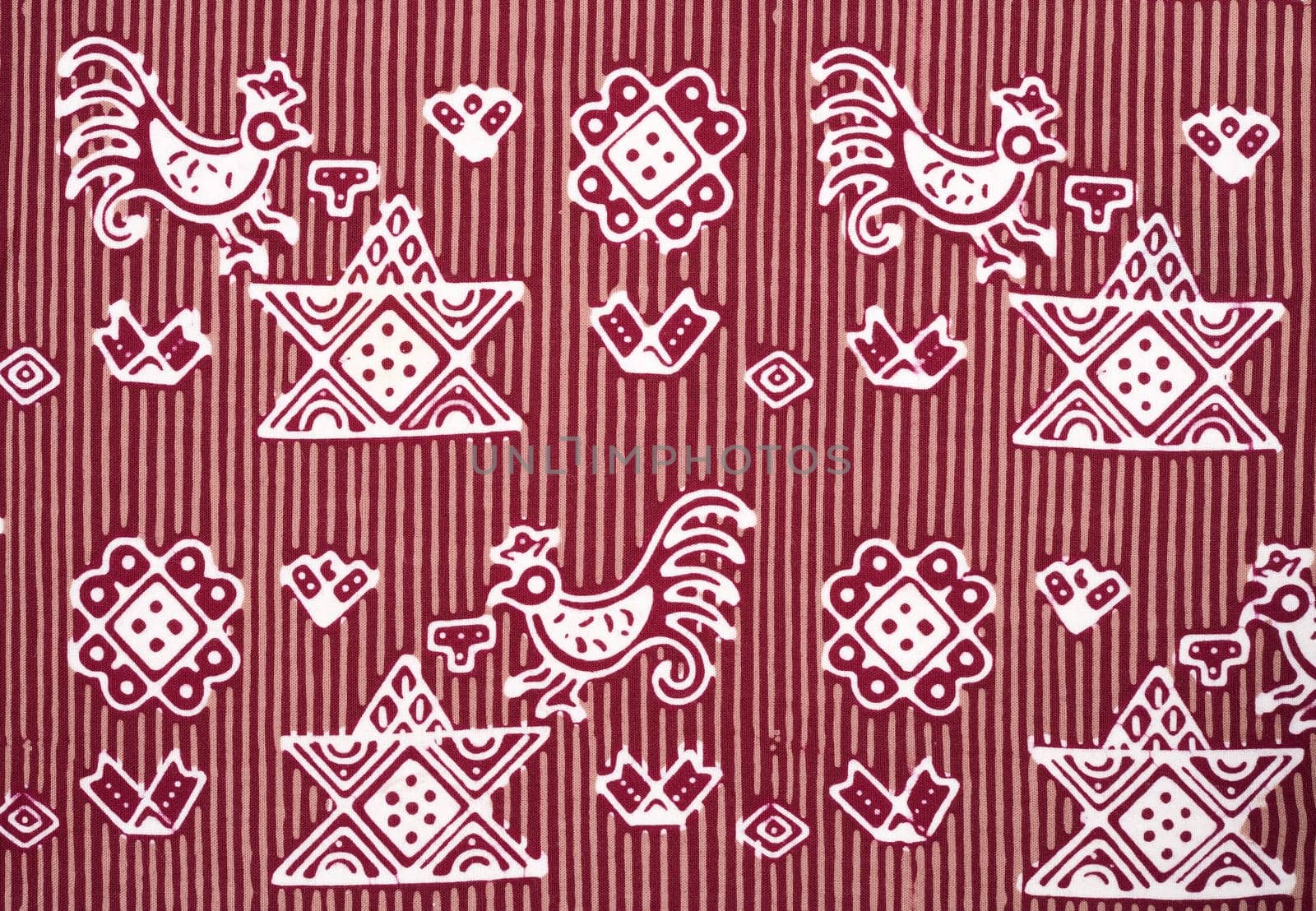 Detail of a batik design from Indonesia