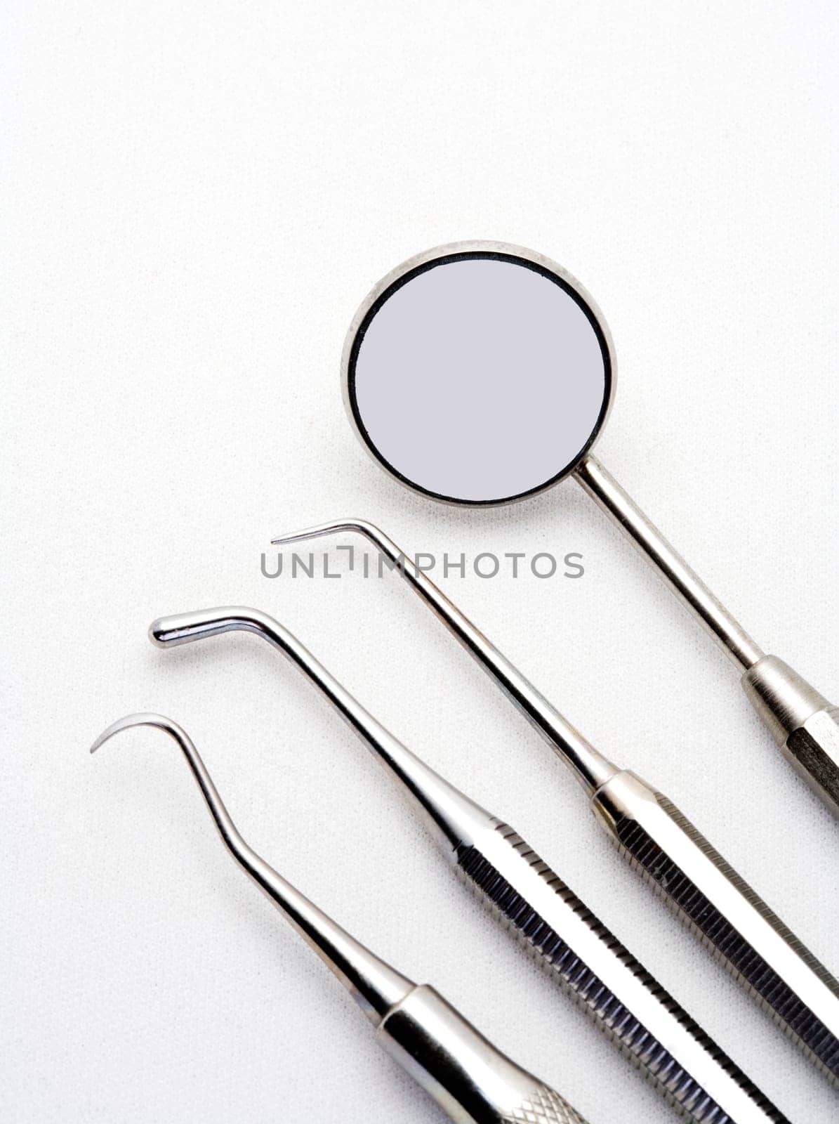 Close up of some instruments of a dentist