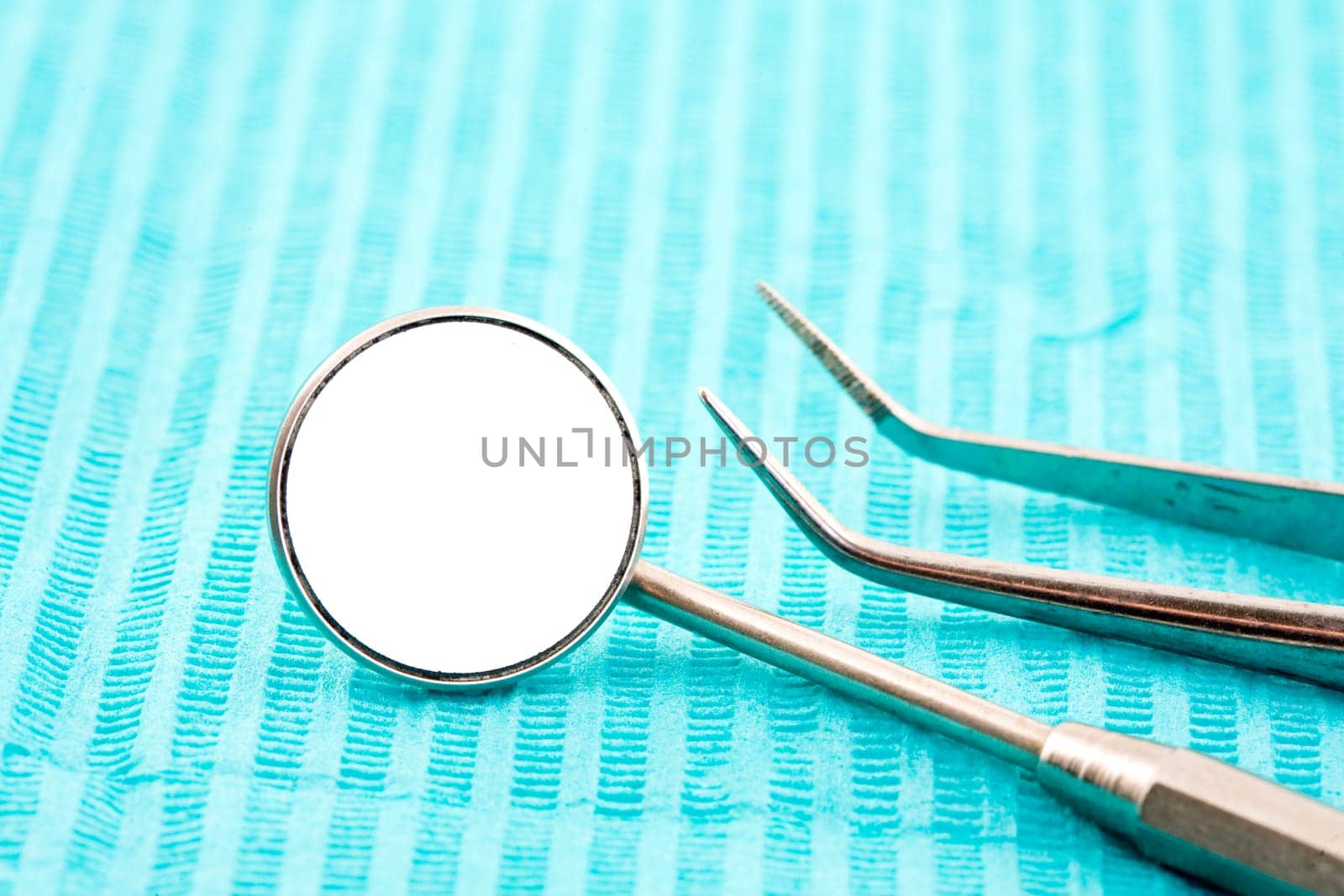 Close up of some instruments of a dentist