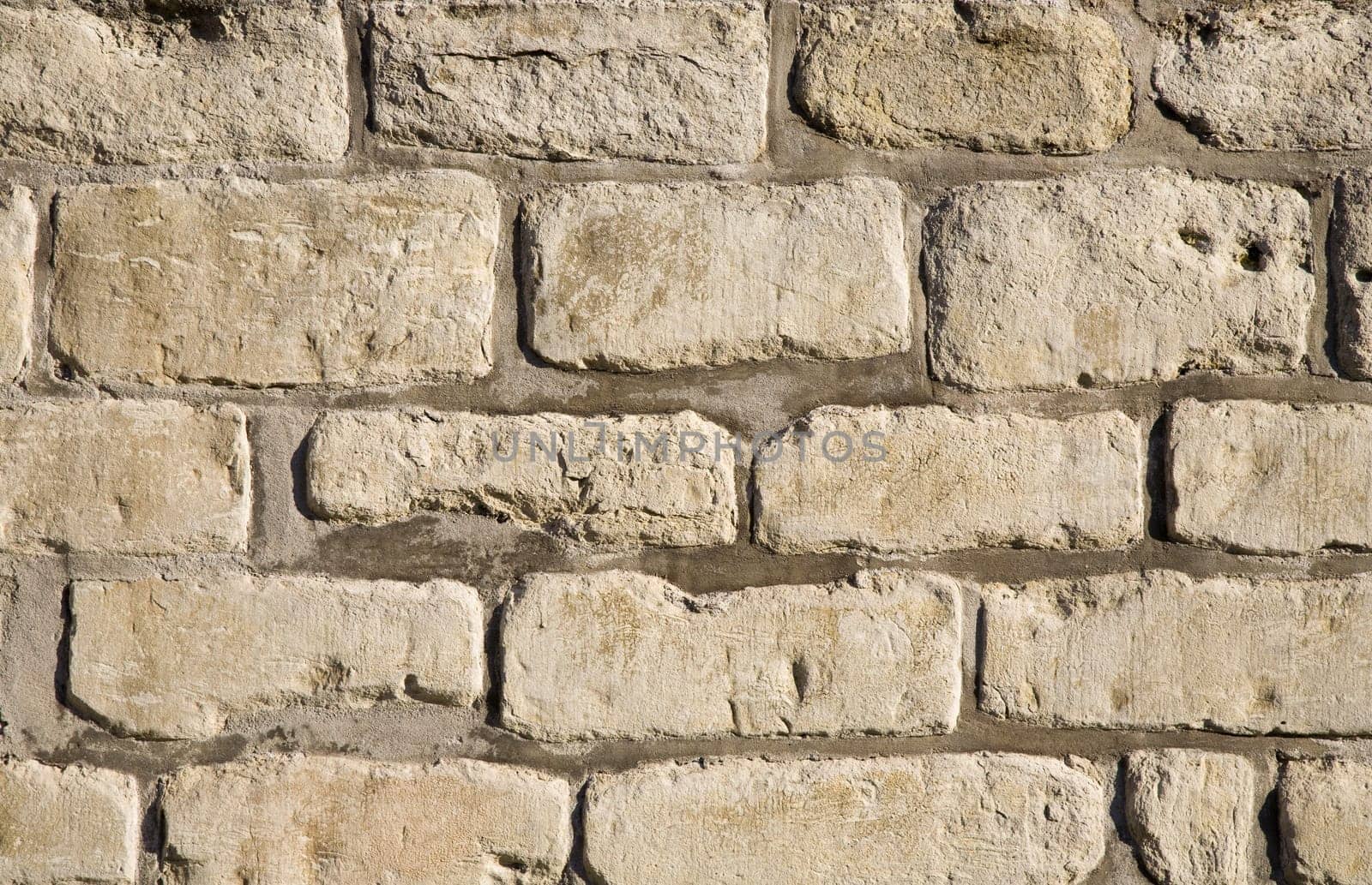 Close up image of a brick wall background