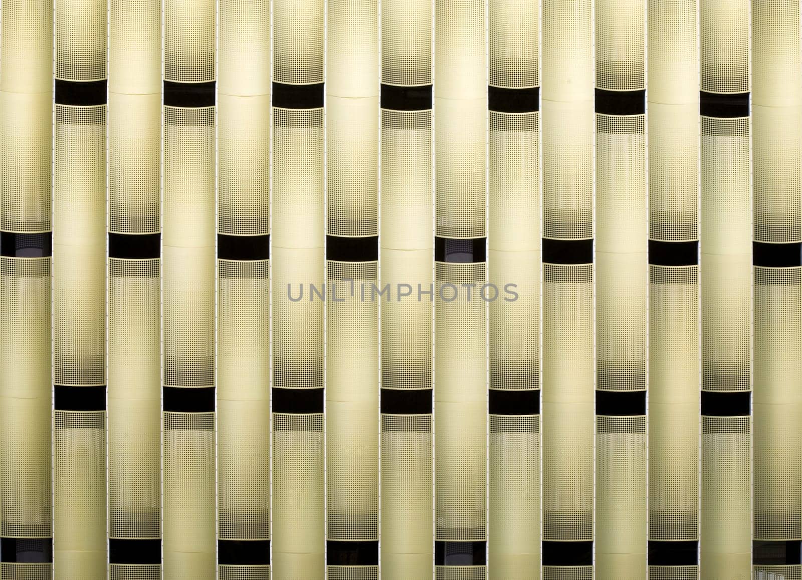 Pattern of a steel grid of a modern office building
