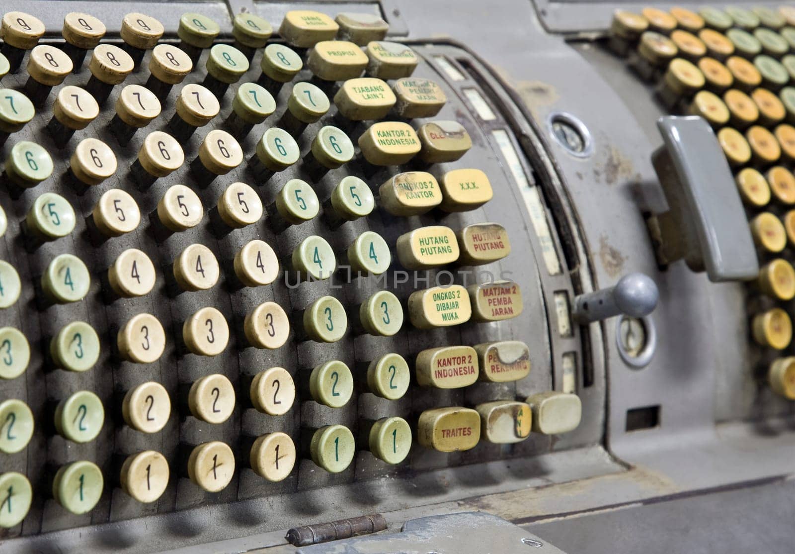 Old office machine used for calculations