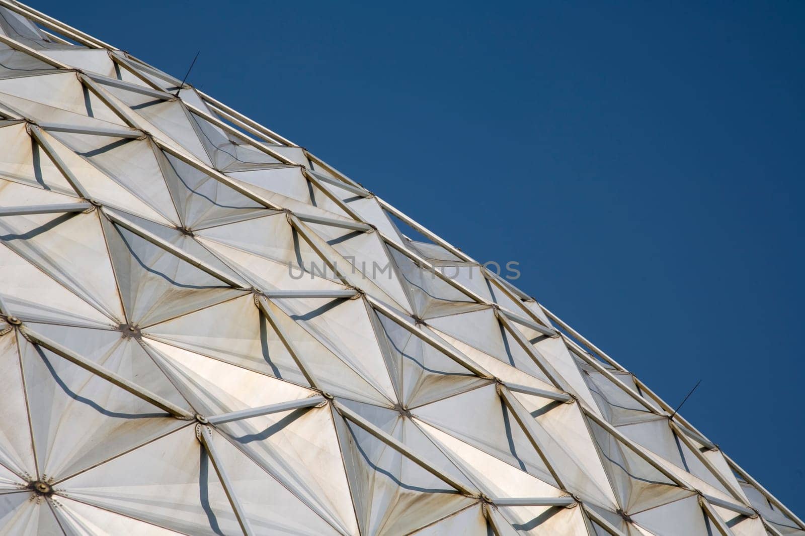 Modern architecture background of dome building in Holland