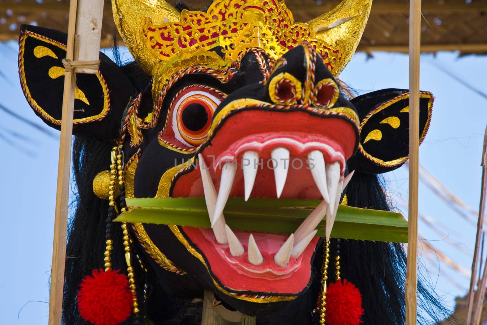 Balinese offering at a cremation ceremony