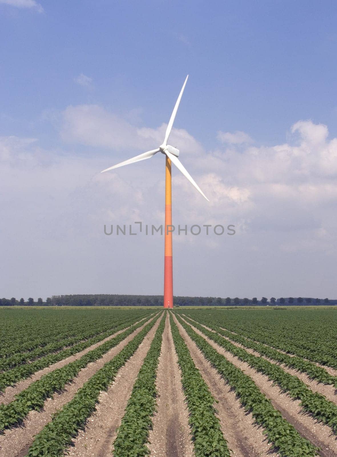 Modern windmill, Almere, Holland