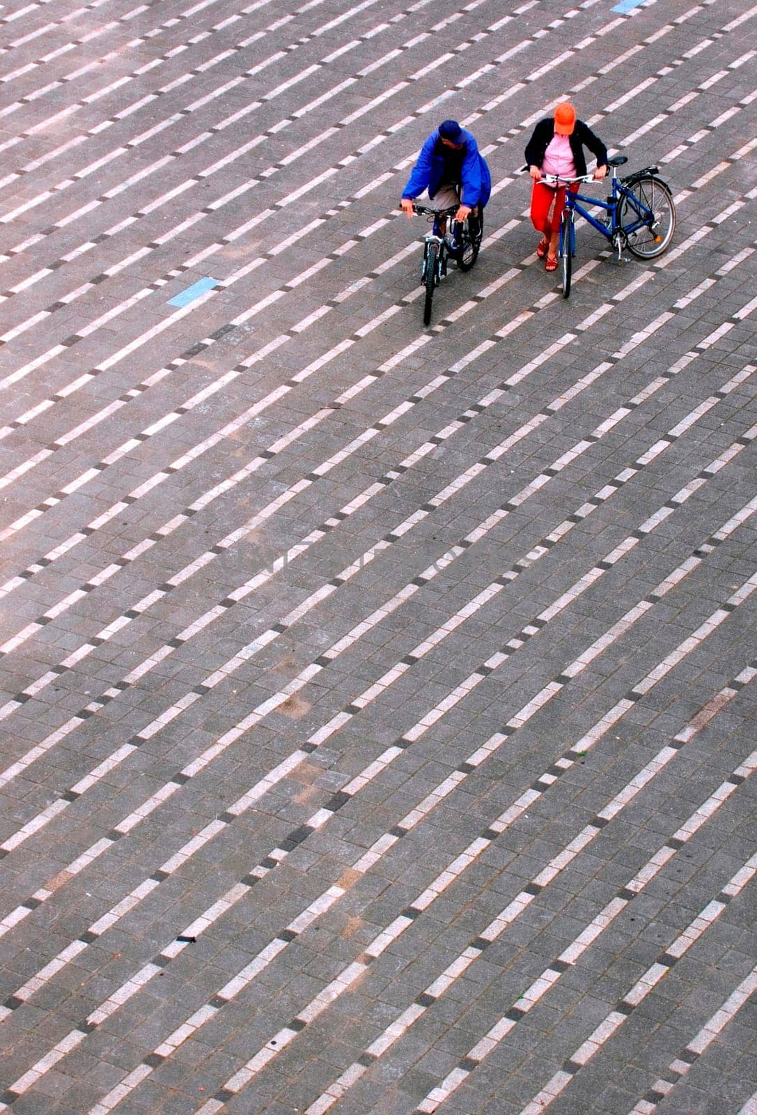 City cyclists, Rotterdam, Holland