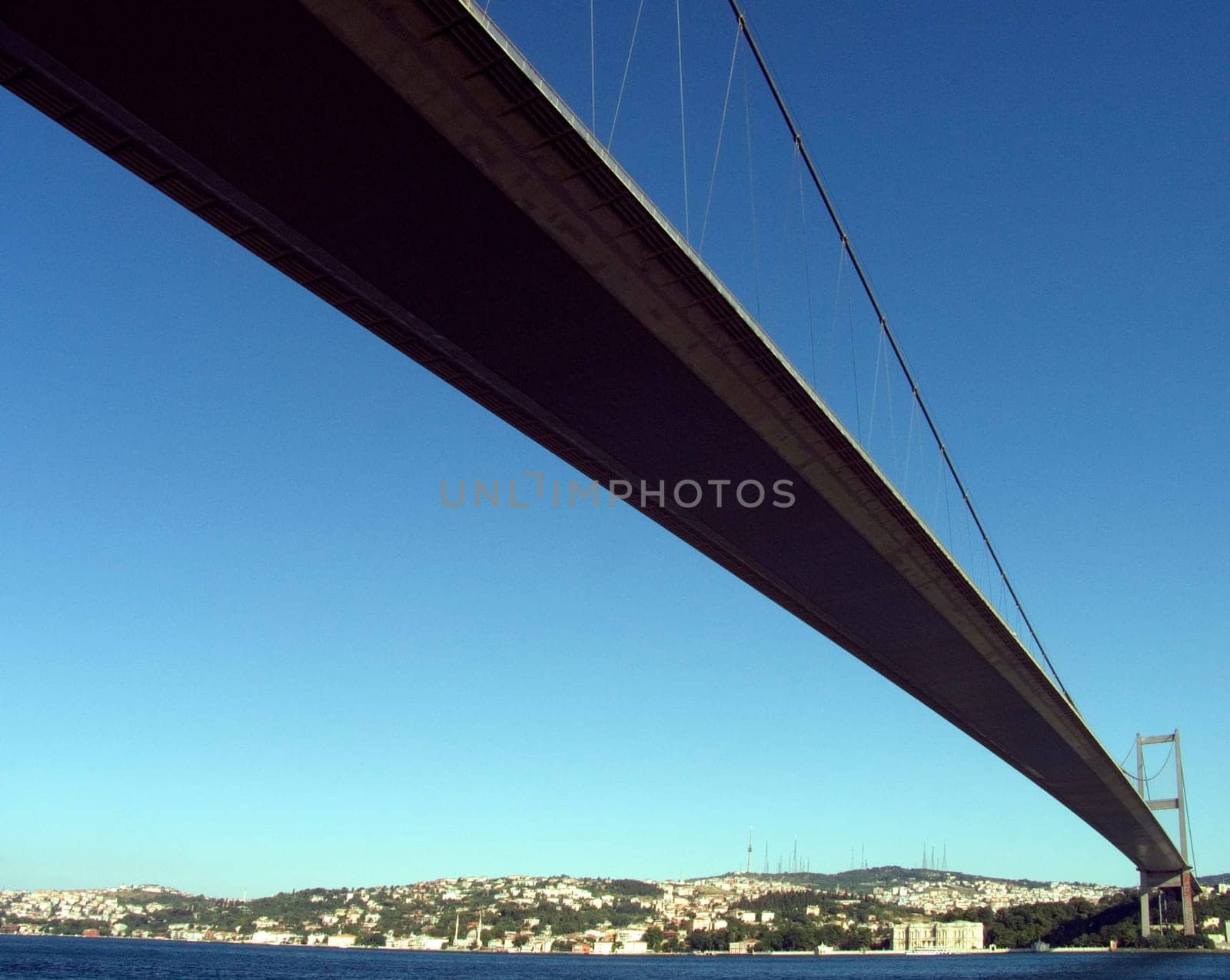 Bosphorus Bridge connecting Europe and Asia, Istanbul, Turkey