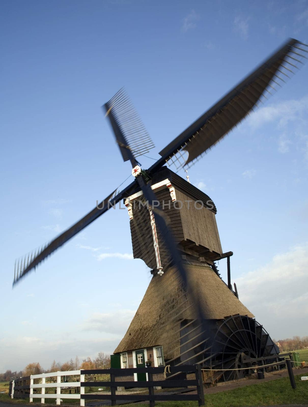 Operating Dutch windmill